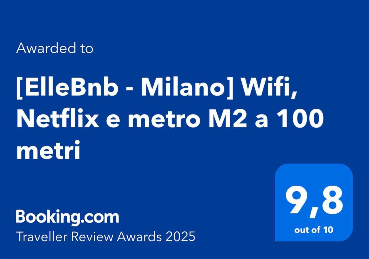 Ellebnb - Milano Wifi, Netflix E Metro M2 A 100 Metri エクステリア 写真